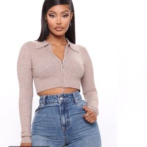 Fashionnova cropped sweater